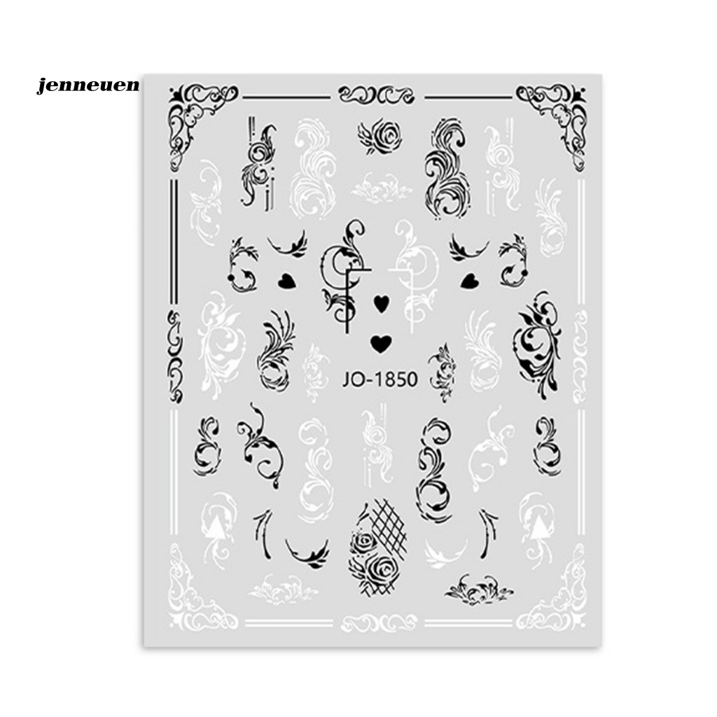 Miếng Dán Trang Trí Móng Tay Hình Dây Leo Siêu Mỏng