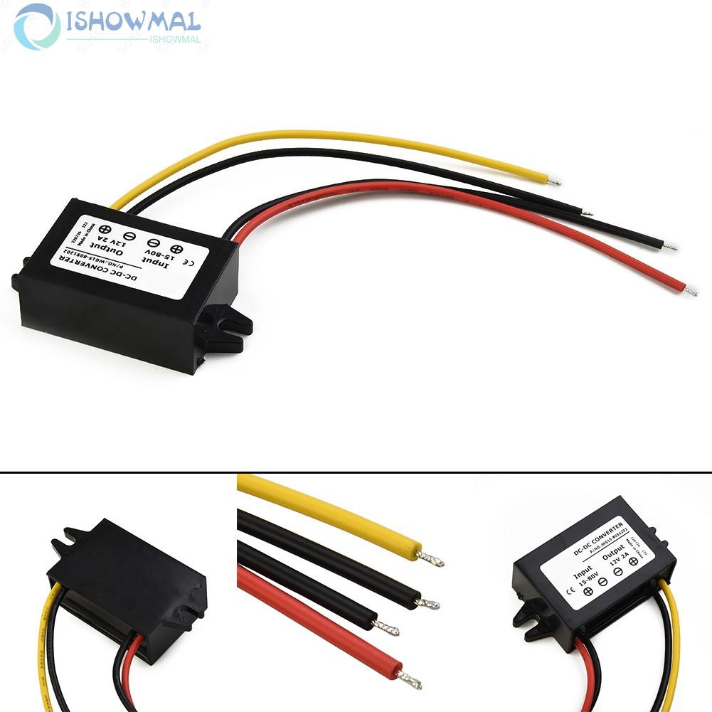 Mô Đun Hạ Áp 15V-72V 18V 24V 36V 48V 60V Sang 12V 2A 60W DC-DC Chuyên Dụng