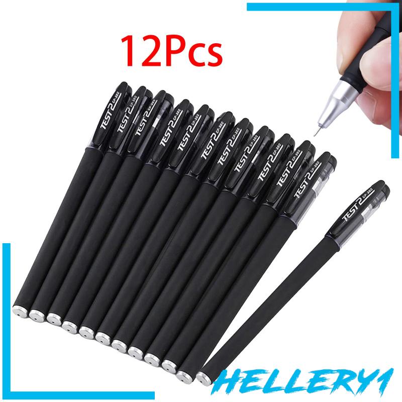 Set 12 Bút Bi Mực Đen Chuyên Dụng