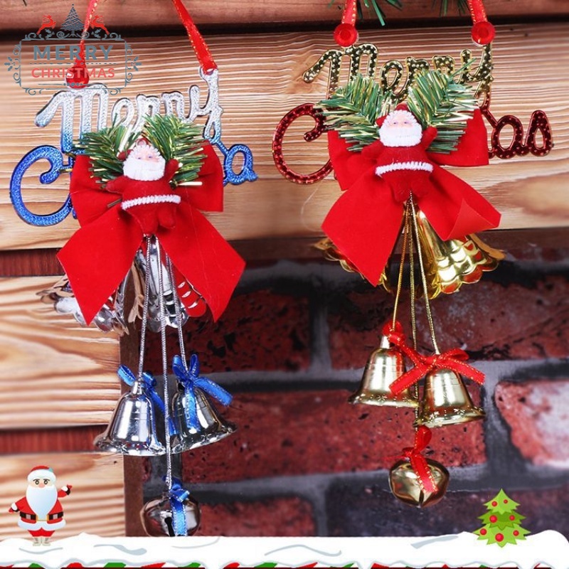 Chuông Giáng Sinh Bằng Kim Loại Trang Trí Cây Thông Noel
