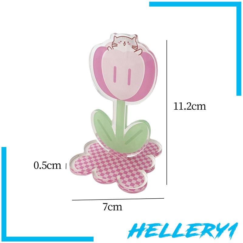 Giá Đỡ Ảnh / Thẻ Số Bàn Bằng Acrylic In Họa Tiết Hoa Xinh Xắn Trang Trí Tiệc Cưới