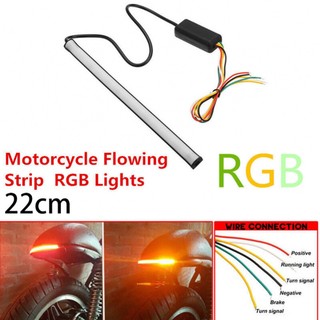 Turn Signal Strip Light DC12V Flowing Tail Motorcycle LED Sequential Switchback