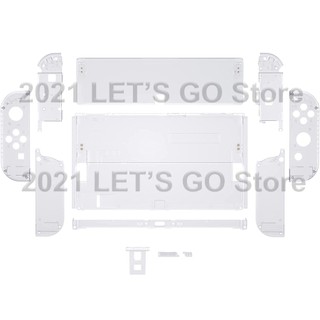 Switch OLED DIY Thay thế Console Back Plate Joycon Controller Controller Nhà ở cho Trò chơi Nintendo Switch OLED