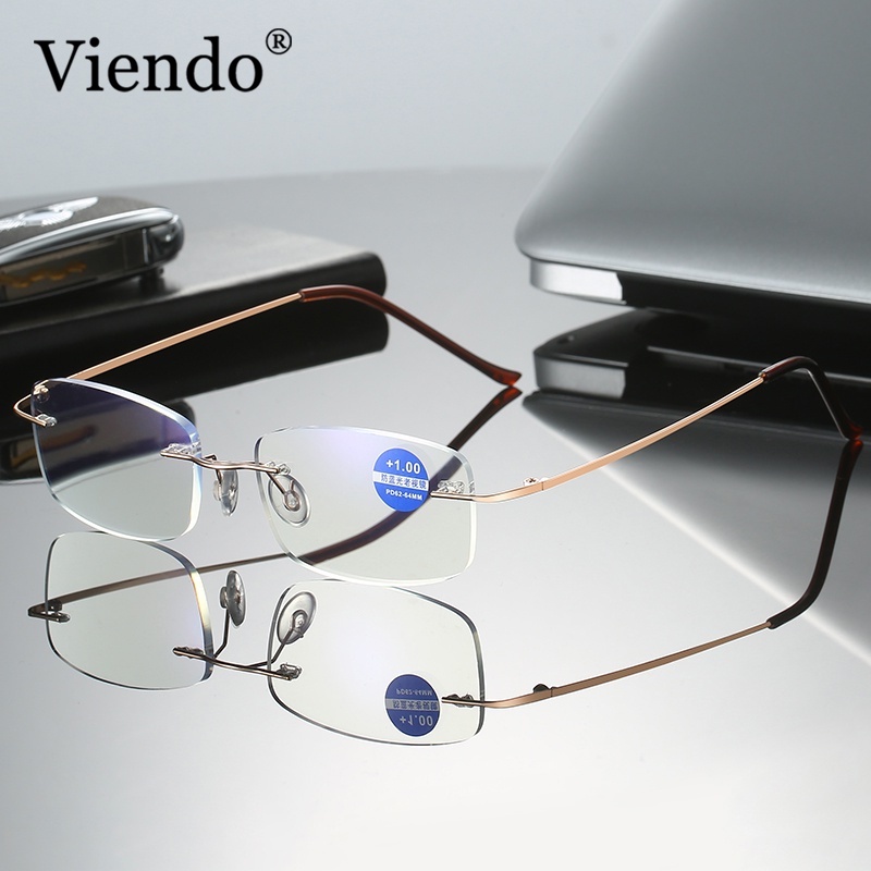 Kính Mắt Đọc Sách VIENDO kính viễn thị chống tia uv ánh sáng xanh thời trang cho nam và nữ +1.00/+1.5/+2.00/+2.50/+3.00/+3.50/+4.00