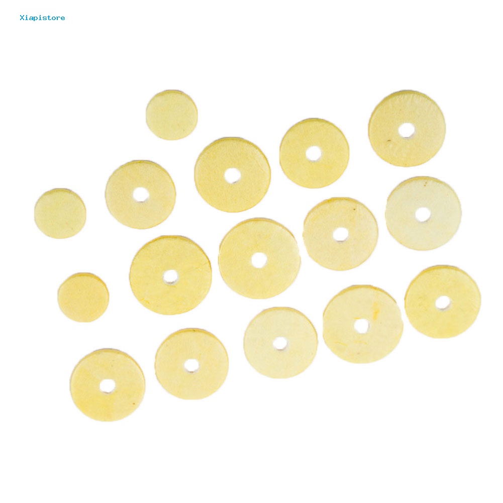 Set 16 Miếng Đệm Bằng Da Thật Thay Thế Cho Nhạc Cụ Sáo