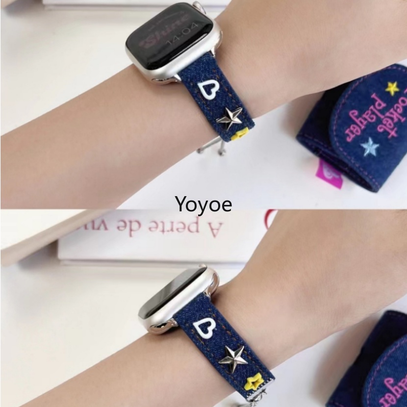 Dây Đeo Đồng Hồ Bằng Vải Bố Kích Thước 49mm 45mm 44mm 42mm 41mm 40mm 38mm Ultra 8 / 7 / 6 / 5 / 4 / 3 / 2 / 1 / SE