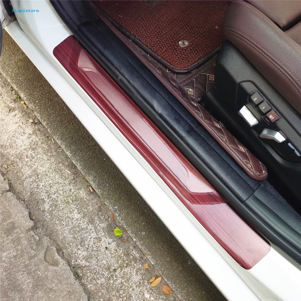 Set 4 Miếng Dán Chống Trầy Chống Va Đập Cho Cửa Xe Hơi Kèm Dụng Cụ Nạo