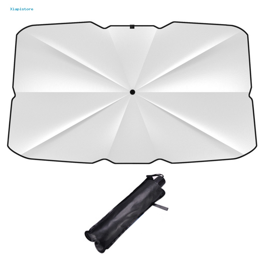 Vỏ Bọc Dù Che Nắng Cách Nhiệt Chống Tia UV Có Tay Cầm Phía Trước Cho Xe Hơi