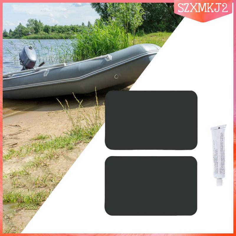 Bộ Miếng Vá Sửa Chữa Thuyền Bơm Hơi Bằng PVC Chống Nước Kèm Keo Dán