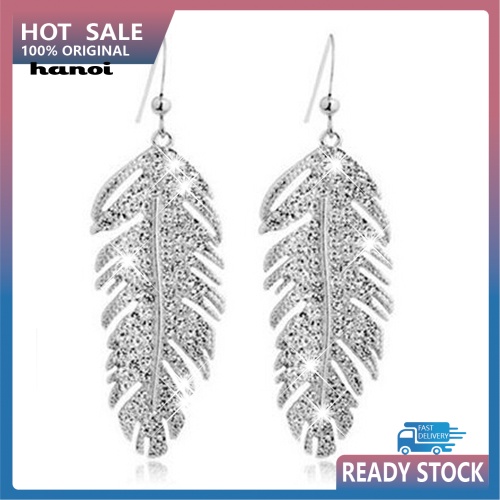 Khuyên Tai Nữ Hình Chiếc Lông Thời Trang