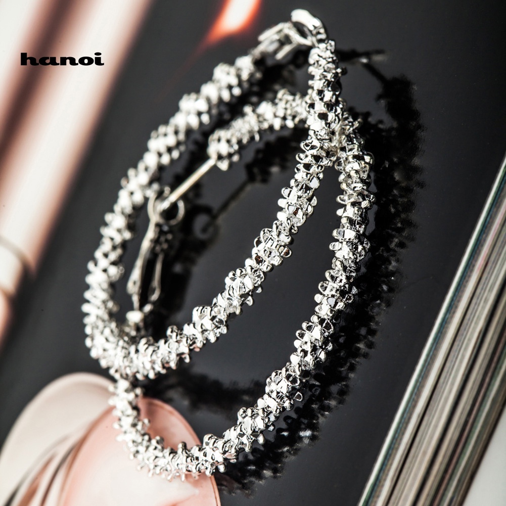 Khuyên Tai Nữ Hình Tròn Lớn Thời Trang