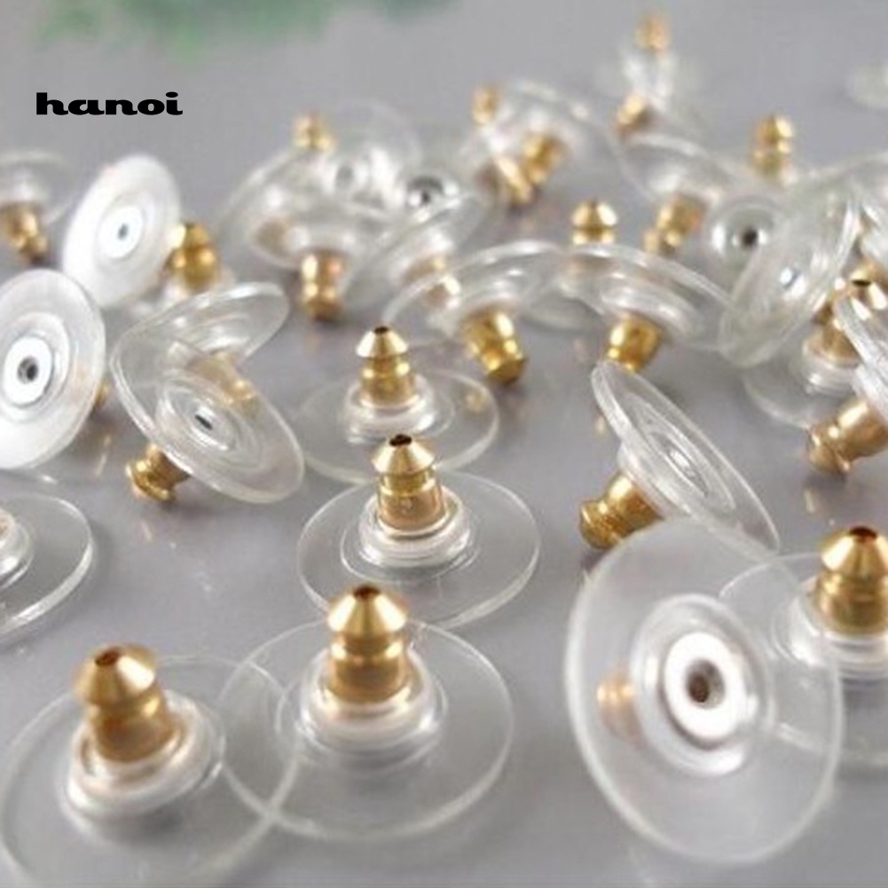 Set 50 Nút Chặn Bông Tai DIY An Toàn Tiện Lợi