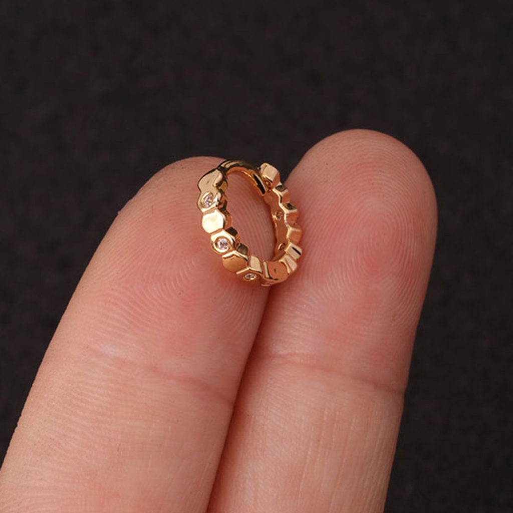 1 Khuyên Tai Đính Đá Zircon Thời Trang Nữ