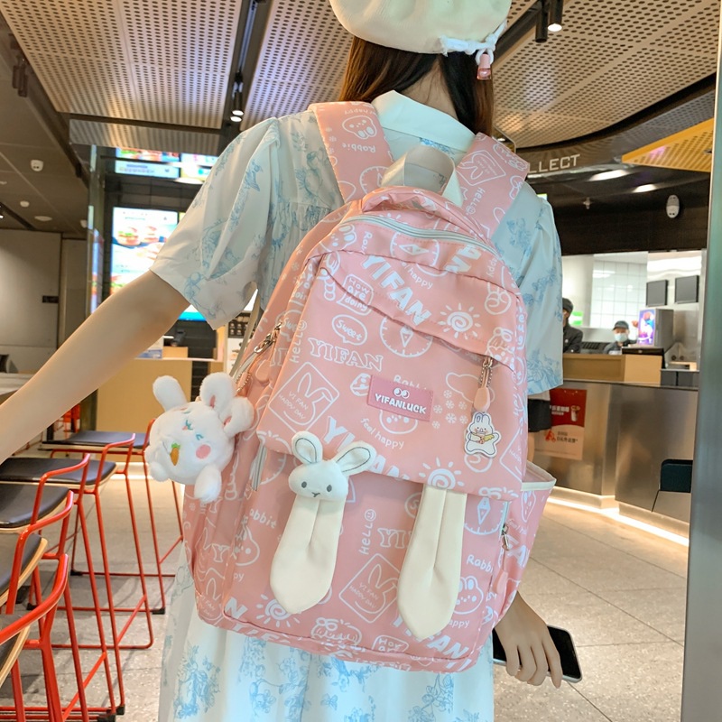 Ba Lô Đi Học Đơn Giản Thời Trang Harajuku Nhật Bản Cho Nữ