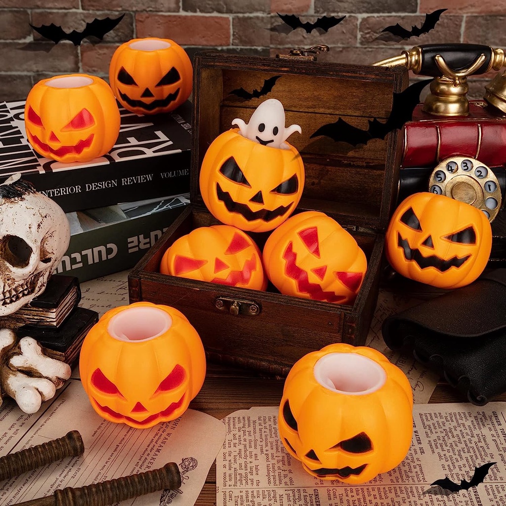 Bóng Cao Su Hình Ma Bí Ngô Trang Trí Halloween