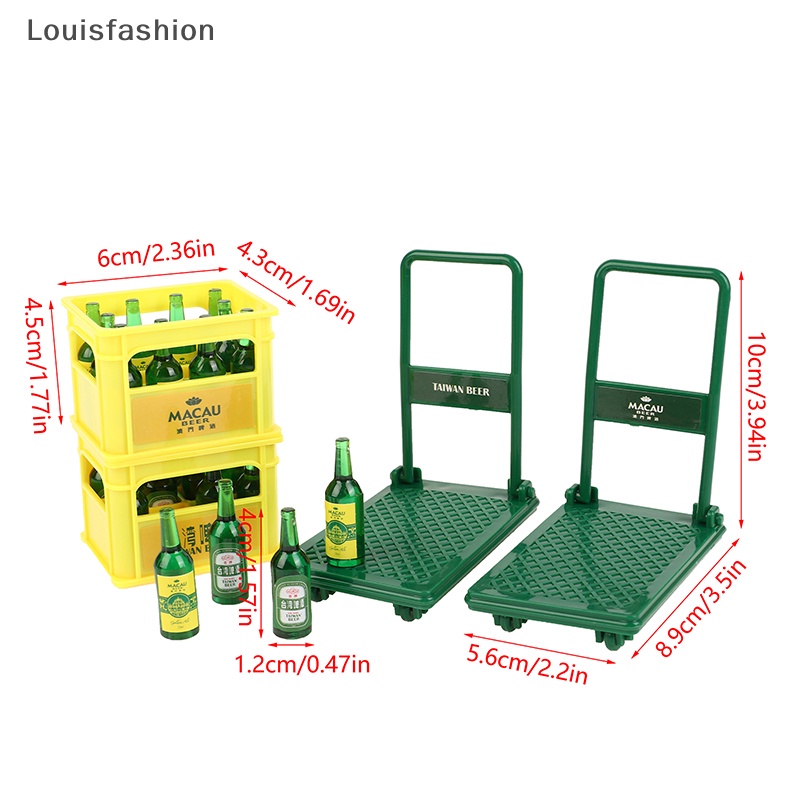 Mô Hình Thùng Bia Mini Trang Trí Nhà Búp Bê Tỉ Lệ 1 / 12