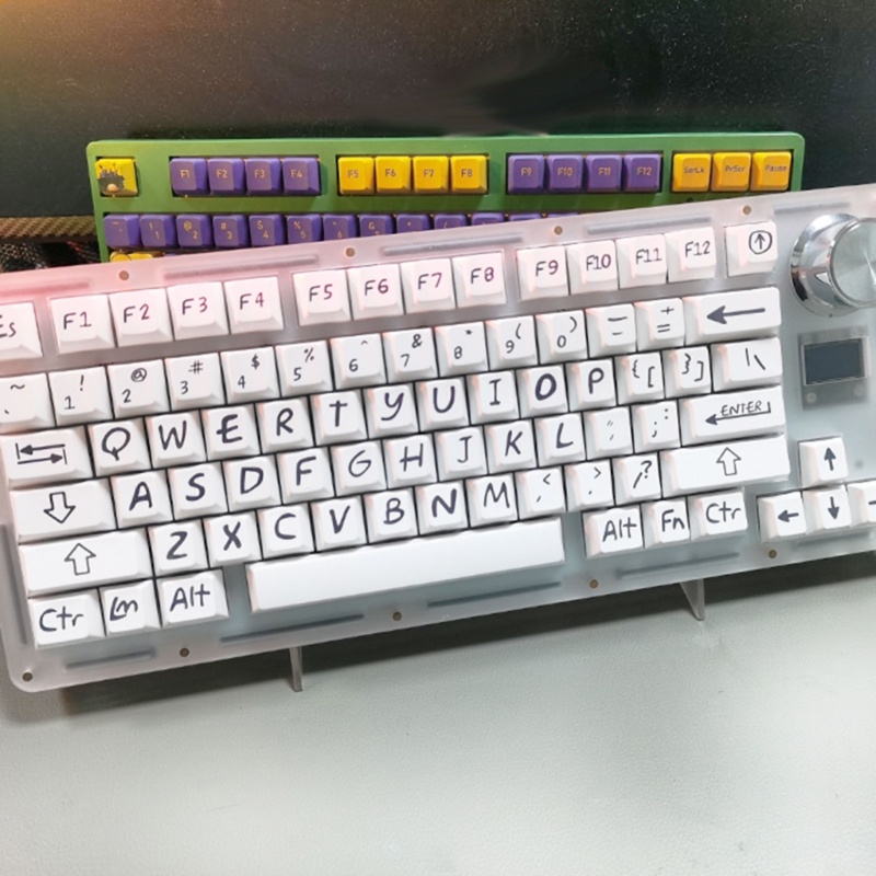 Fun 133 phím cherry pbt keycaps dye thăng hoa keycap chữ lớn cho mx switch