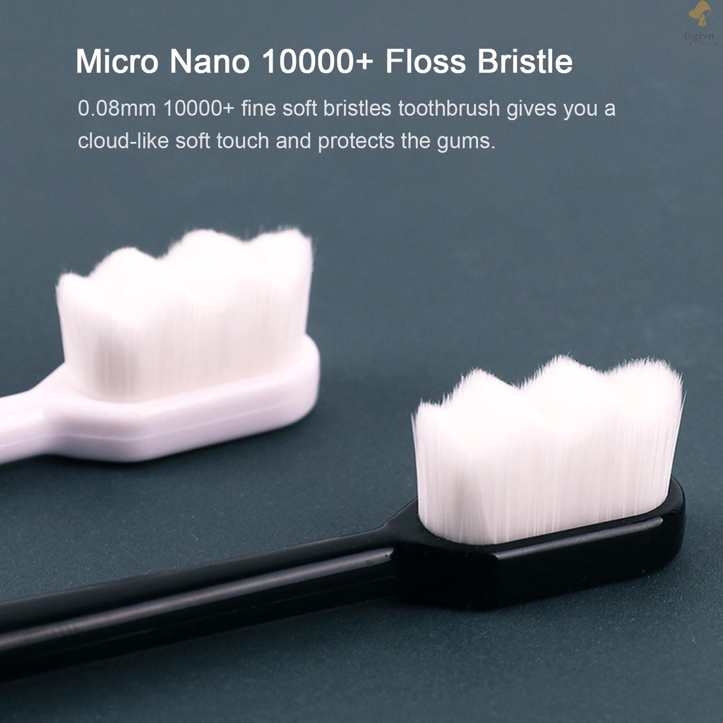 Bàn Chải Đánh Răng Nano 10000 + Siêu Mềm Làm Sạch Sâu Cho Người Lớn