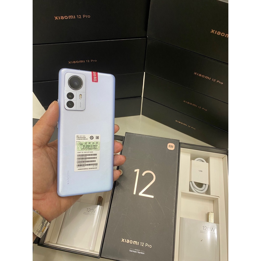 Điện thoại Xiaomi 12 Pro, Snapdragon 8 Gen 1, fullbox sạc 120w