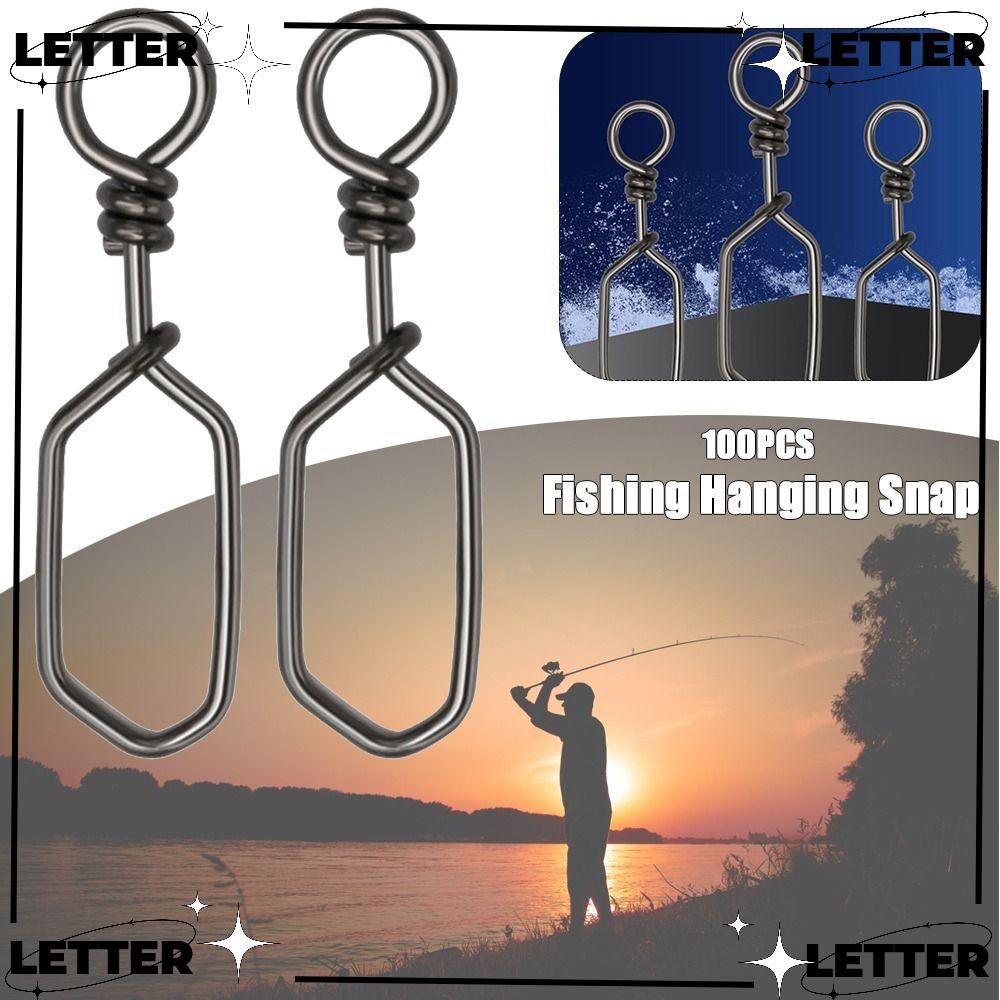 Set 100 Móc Nối Dây Câu Cá Bằng Thép Không Gỉ
