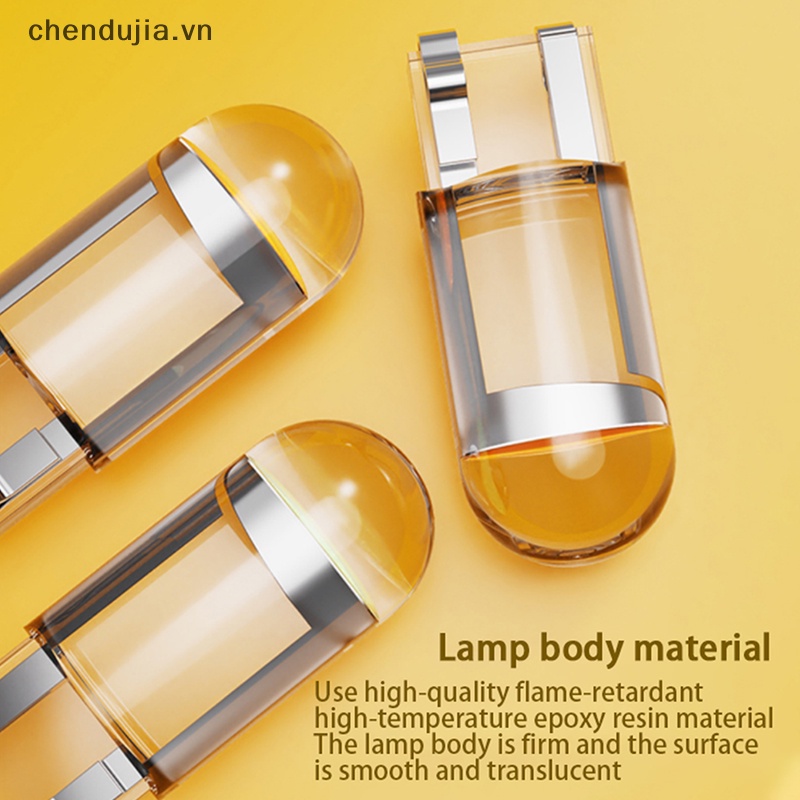 Set 10 Bóng Đèn LED T10 194 168 W5W 2825 COB 6000K Chuyên Dụng Dành Cho Ô Tô