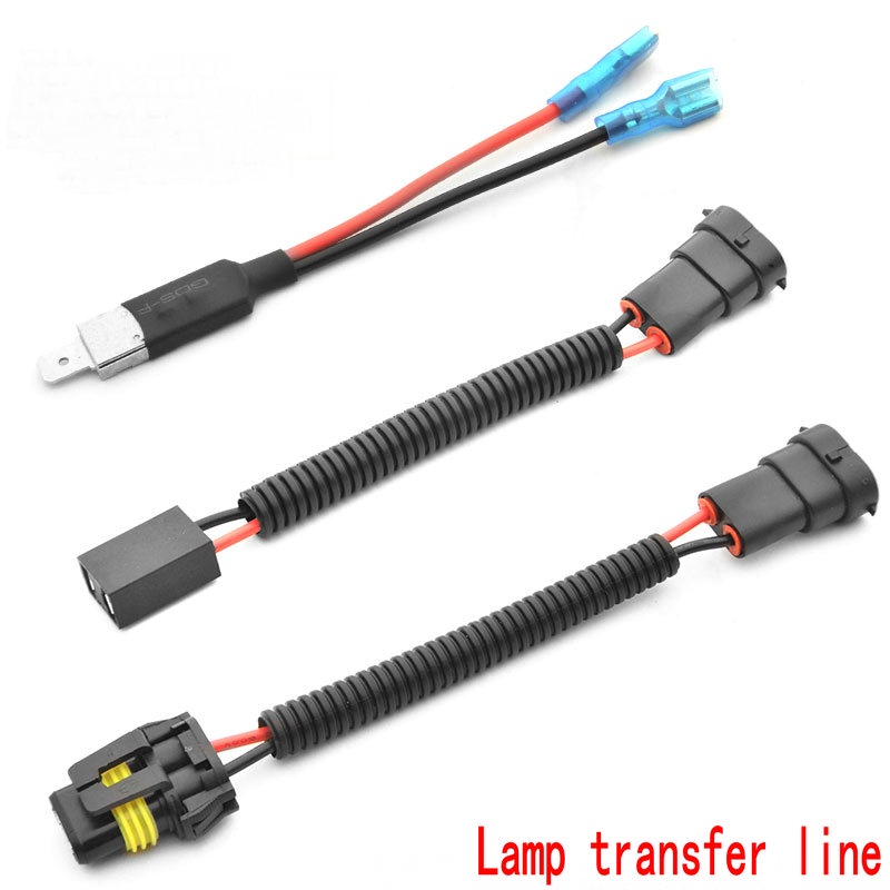Đèn pha LED ô tô Mô hình phích cắm chuyển đổi dòng H1 bộ chuyển đổi H7 sang H11 9005 9006 H4 sang 90