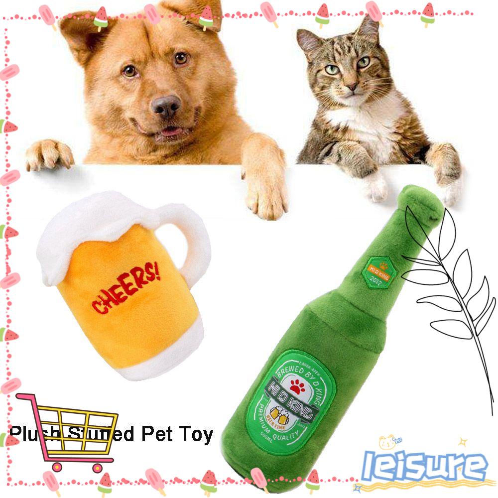 Đồ Chơi Nhồi Bông Hình Ly Bia Cho Thú Cưng