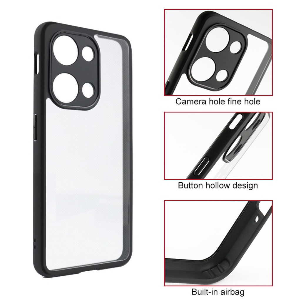Ốp Điện Thoại PC & TPU Trong Suốt Có Túi Khí Chống Sốc Cho Oneplus Nord CE3 / CE3 lite / ACE 2 / 2v / One Plus 11 / 11R / Nothing Phone2