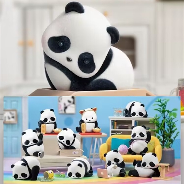 ★Đồ Chơi Hgtoys Hgtoys★  [] 52 Mẫu Đồ Chơi Búp Bê Gấu Trúc Cuộn Tròn Mẫu Mèo Thần Bí Trang Trí Quà Tặng