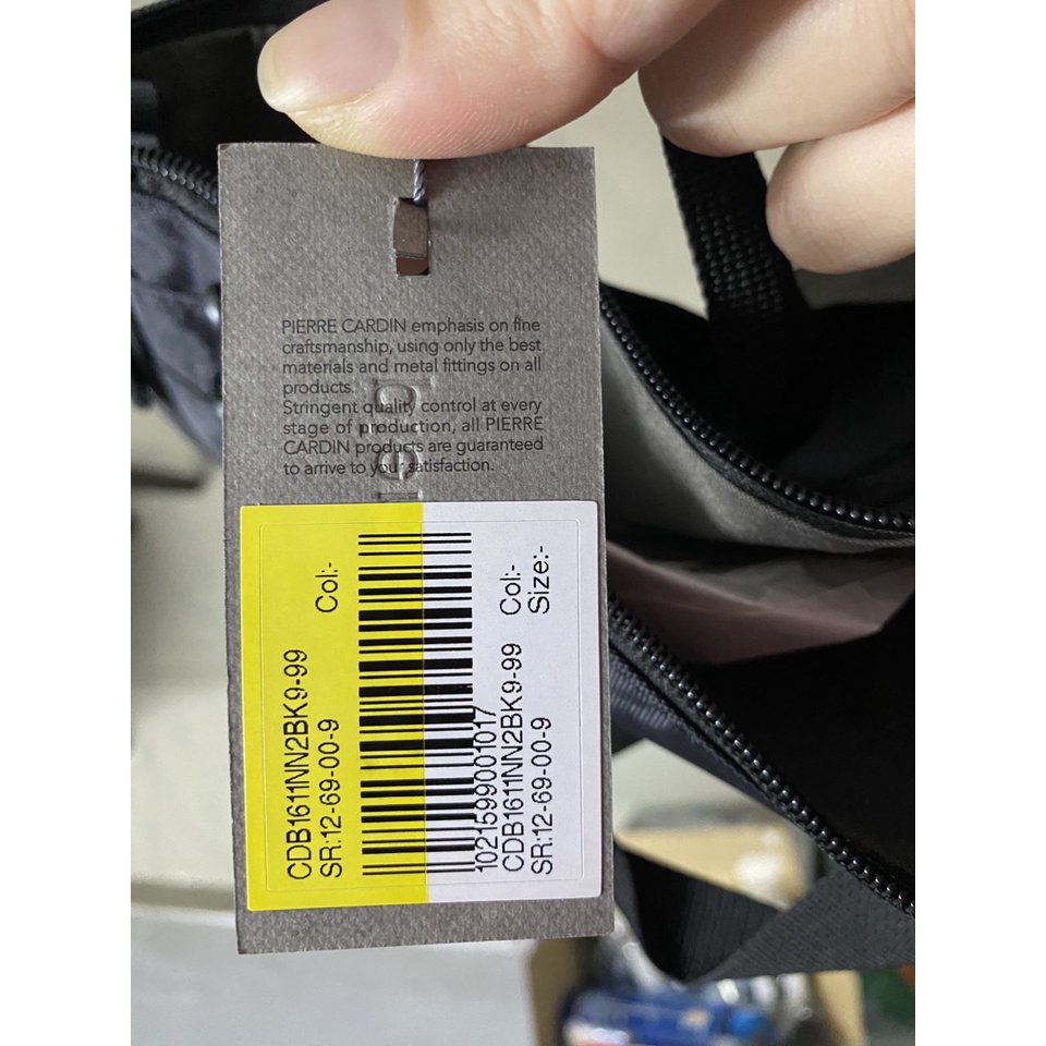 THANH LÝ TÚI PIERRE CARDIN MALAYSIA ĐỰNG HỒ SƠ, LAPTOP VẢI DÙ CHỐNG THẤM