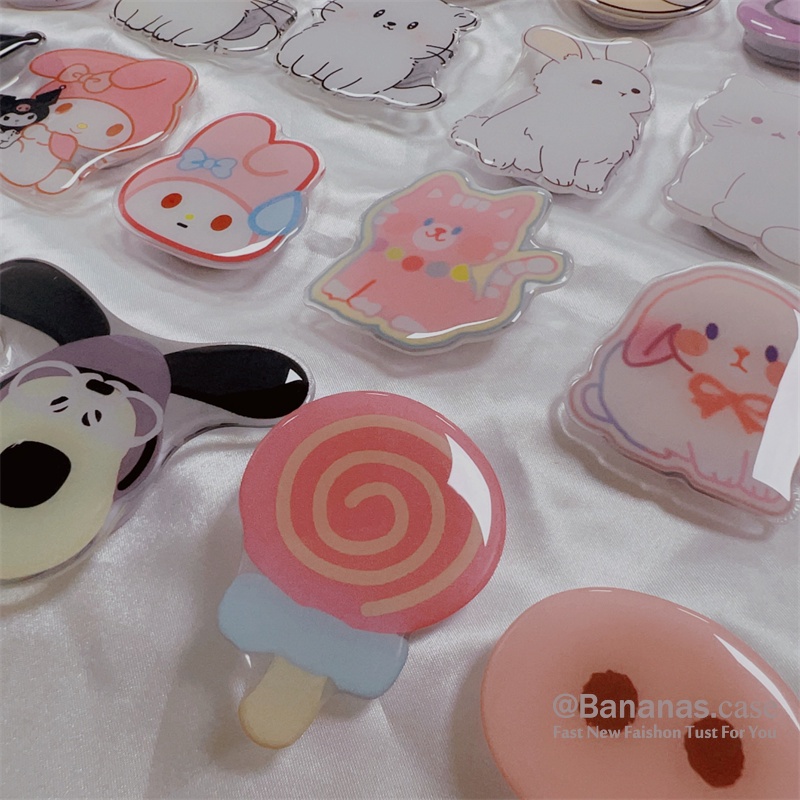 Dễ Thương Giá Đỡ Điện Thoại Dạng Nhẫn Đeo Tay Hình Chú Chó Đáng Yêu