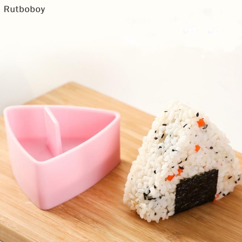 [Rut] Khuôn Sushi Onigiri Rice Food Press Khuôn Làm Sushi Hình Tam Giác Bộ Sushi