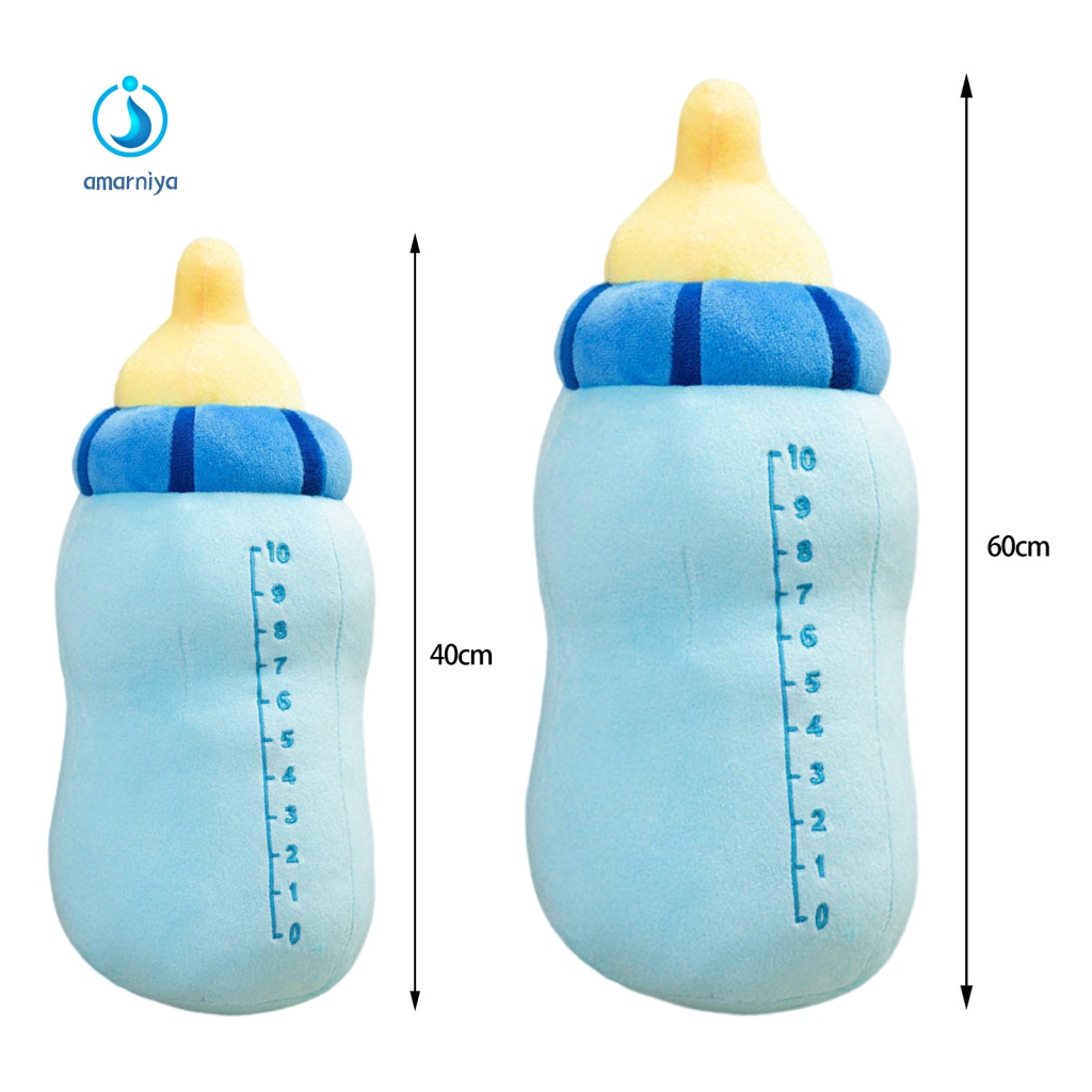 Gối Ôm Nhồi Bông Mềm Mại Hình Bình Sữa Hoạt Hình Đáng Yêu