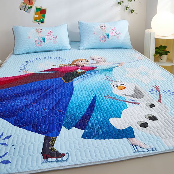 Bộ Thảm Lụa Ba Món Mềm Mại Thoáng Mát Thời Trang Mùa Hè Dành Cho Phòng Trẻ Em