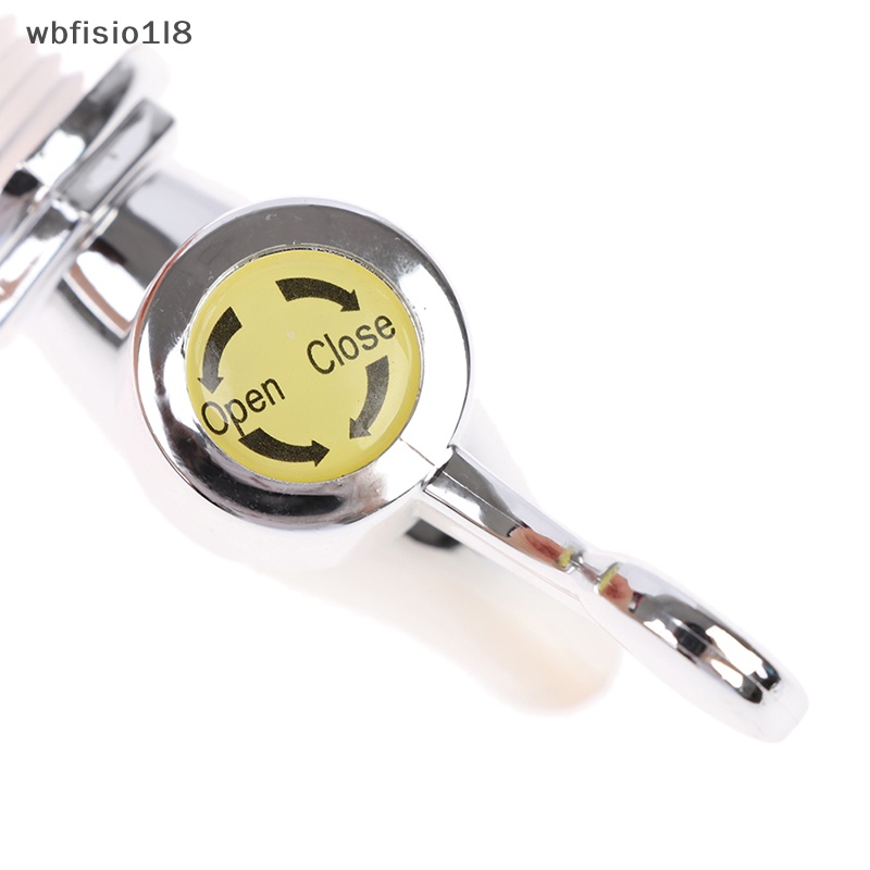 1 cái vòi chai rượu thủy tinh màu bạc 17mm Bình đựng rượu Thùng nước vòi nước mới