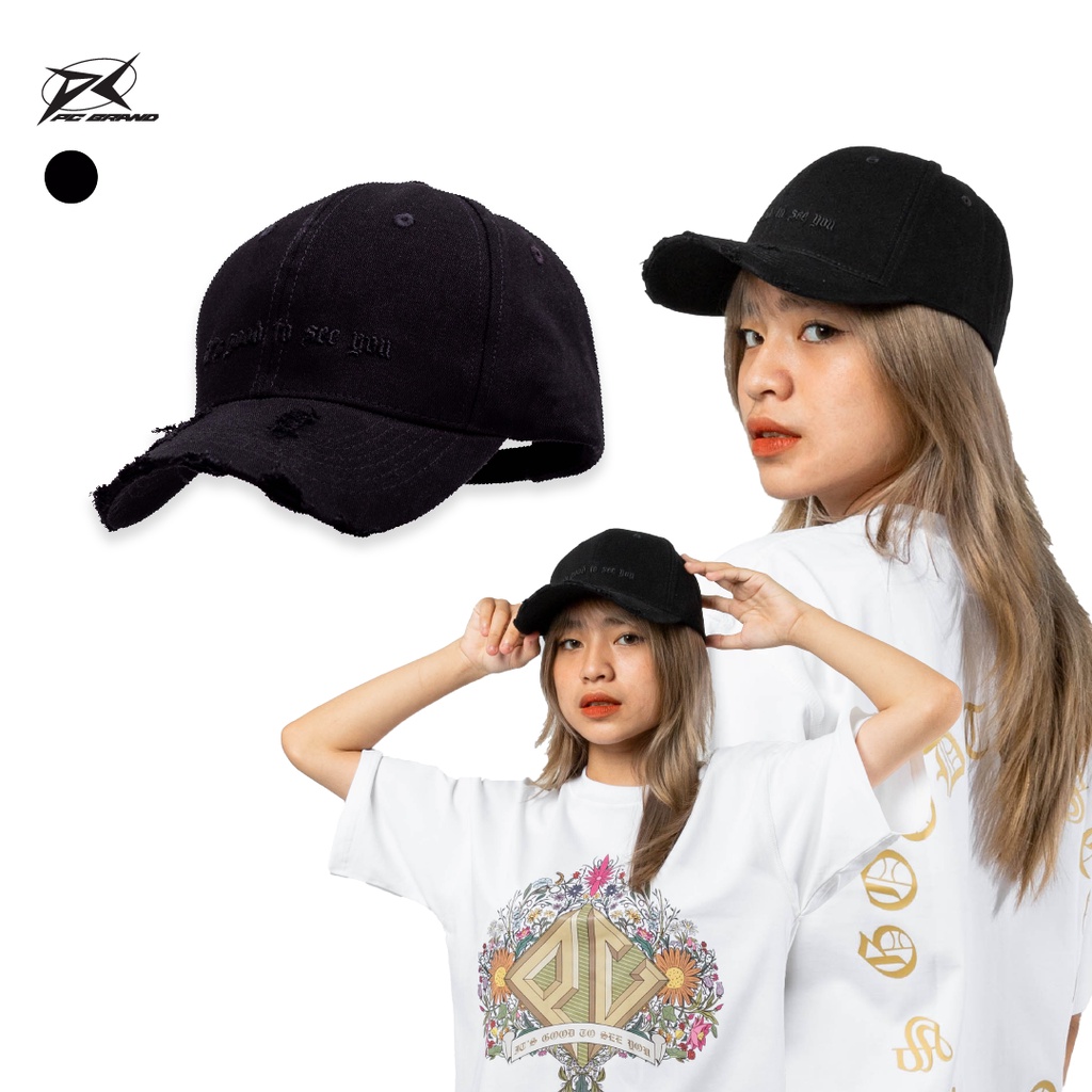 Nón PC BRAND - Nón đen PC Grinding Cap Black