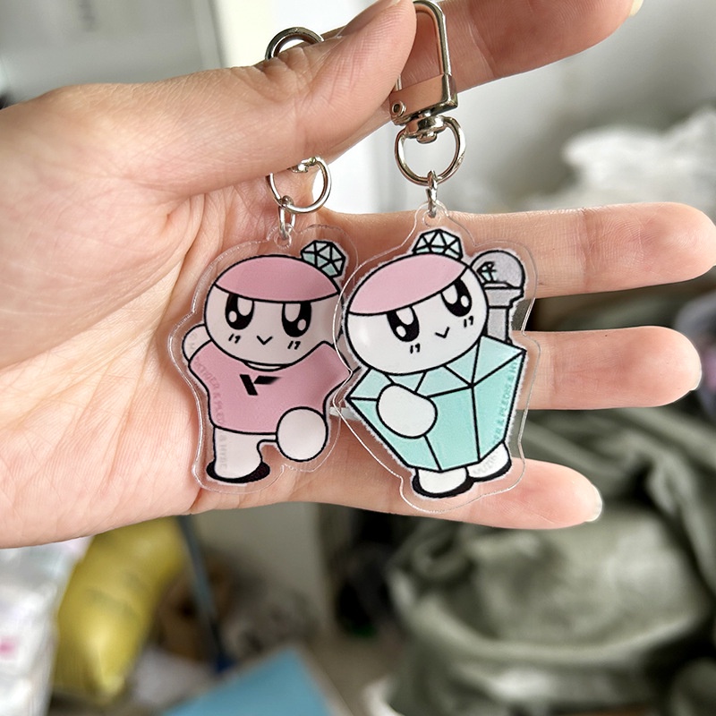 Set 8 Móc Khóa Hoạt Hình Nhóm Nhạc Seventeen