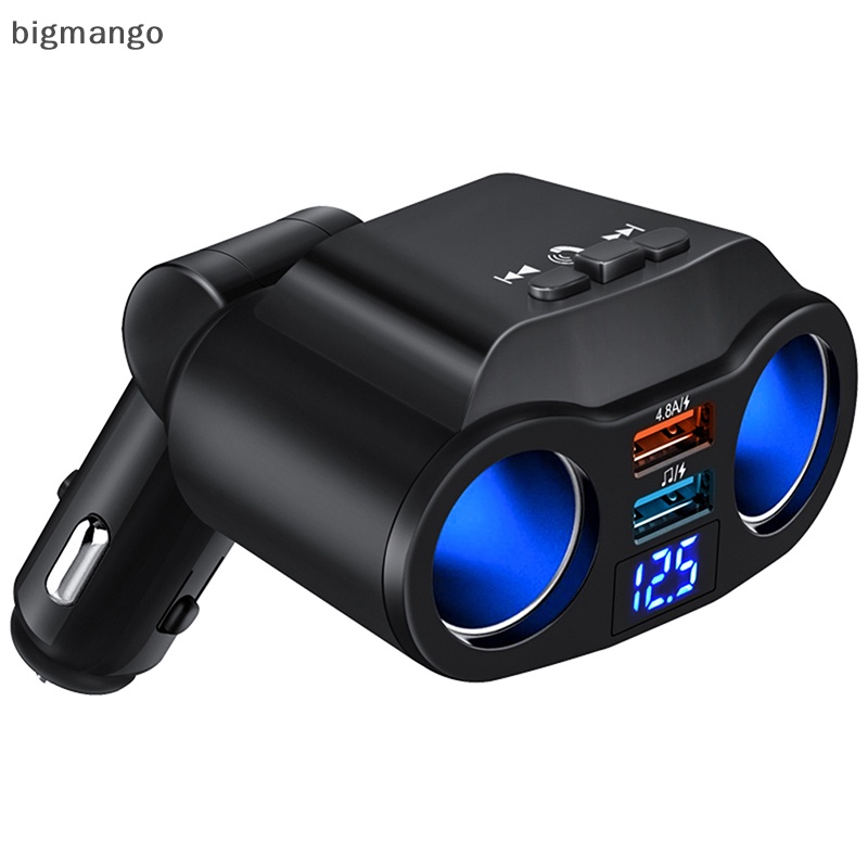Tẩu Sạc 2 Cổng USB 90W 12V / 24V Có Màn Hình LED Hiển Thị Điện Áp Cho Xe Ô Tô