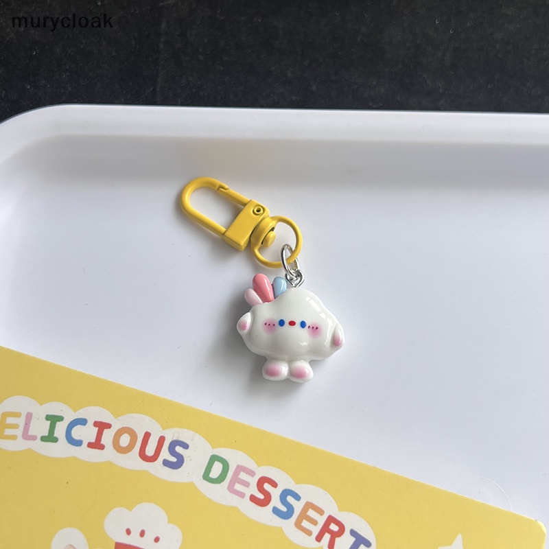 1 Móc Khóa Hình Mặt Trăng Và Ngôi Sao Bằng Nhựa Resin Dễ Thương Cho Cặp Đôi