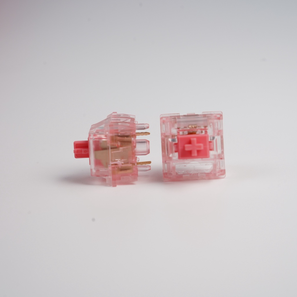 Công Tắc KTT Strawberry Switches 5Pin 45g Tương Thích Với Bàn Phím Cơ Chơi Game DIY RGB PC
