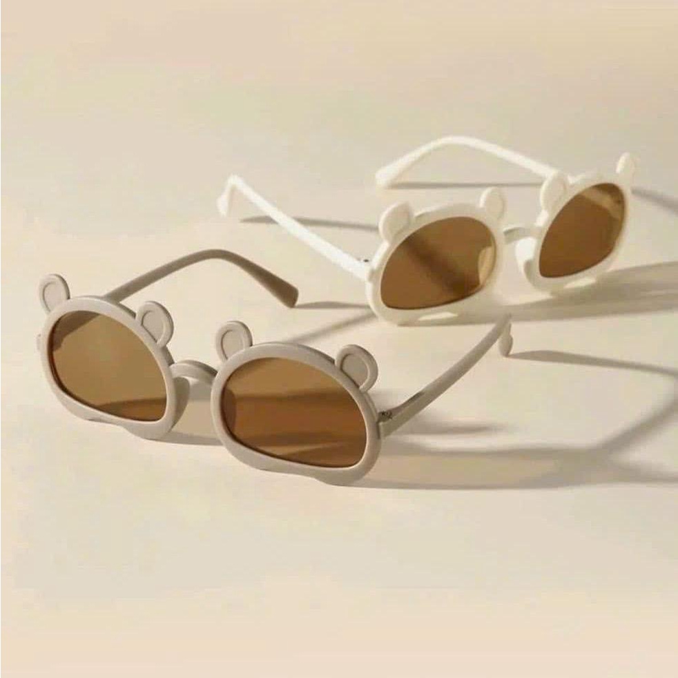 Combo 2 Kính mắt cho bé mẫu tai gấu kèm hộp đựng