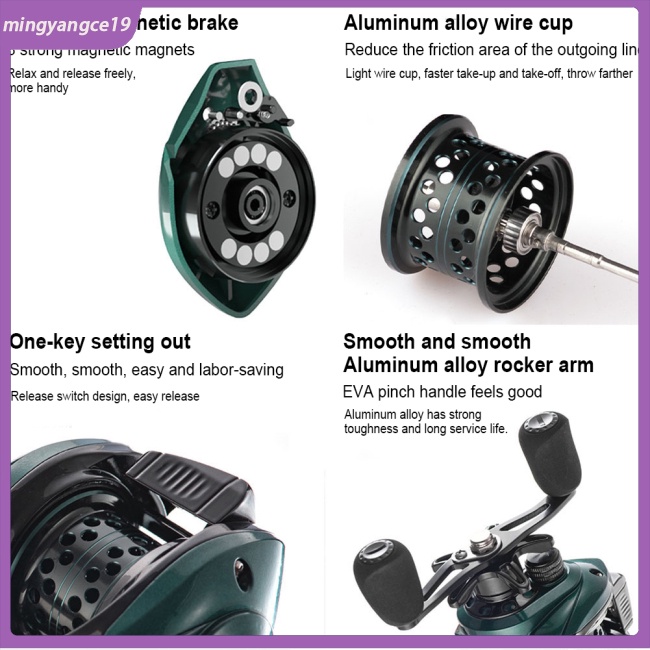 Máy Câu Cá Atd200 7.2: 1 3 + 1bb 10kg Chuyên Nghiệp