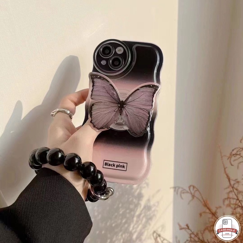 Giá Đỡ Điện Thoại Hình Bướm / Hoa / Ngôi Sao / Trái Tim Màu Gradient Nhiều Màu Tùy Chọn