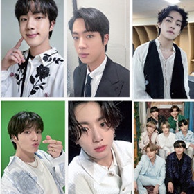 50pcs/box BT-S Photocards Album Laser Lomo Cards Bangtan Boys Kpop Collection LETAOTAO2023