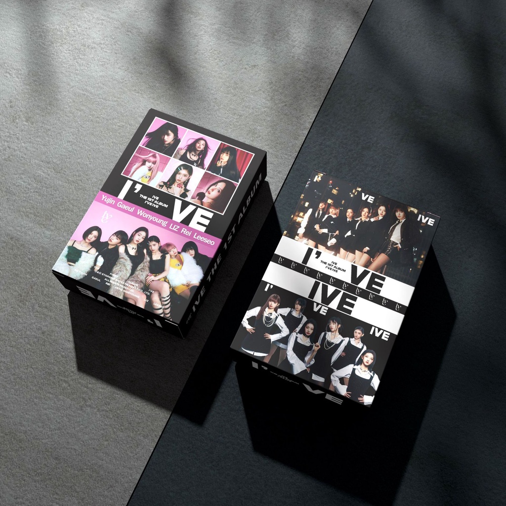 Hộp 55 Ảnh Lomo Card LIZ Yuji LEESEO WONYOUNG REI GAEUL Kpop