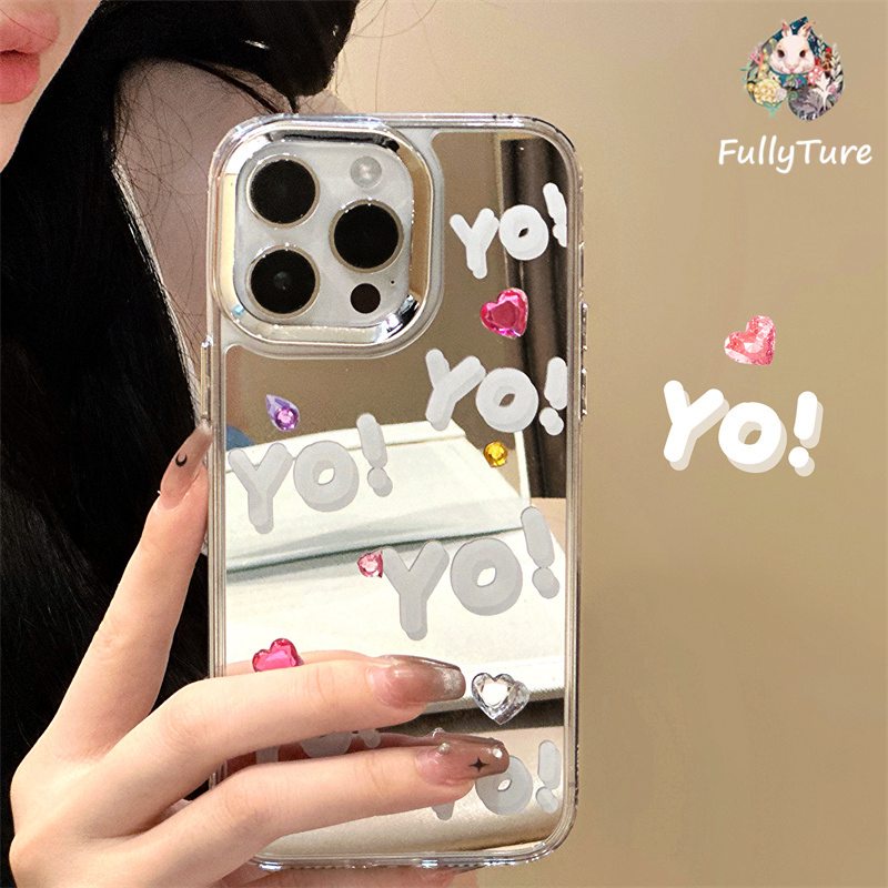 Ốp Điện Thoại Mặt Gương Trang Điểm Chống Sốc Chất Lượng Cao Cho Iphone13 12 11 XR
