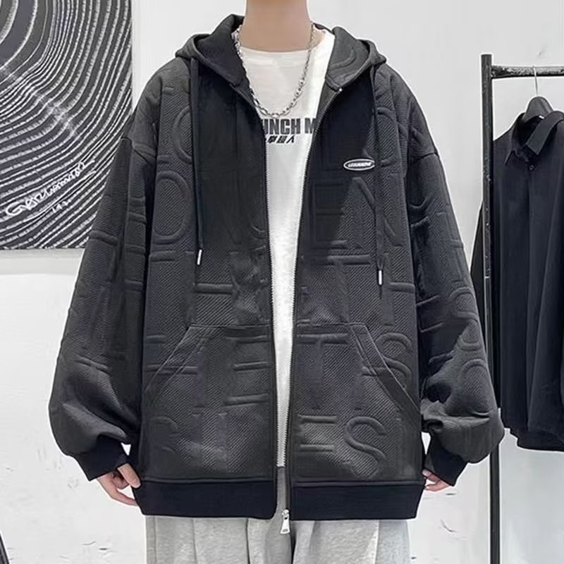 Áo hoodie trắng Khoác Thể Thao Có Mũ Trùm Dáng Suông Năng Động Thời Trang áo khoác đôi nam nữ Harajuku Nhật Bản Cho Cặp Đôi áo khoác nam nỉ