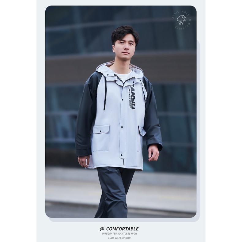 Áo Mưa Bộ Thời Trang Tiện Dụng Cho Nam Và Nữ