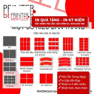 10 tờ A4 in theo yêu cầu