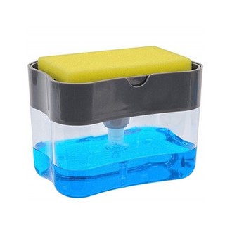 Spot second hair# Creative Kitchen brush detergent dispenser press automatic liquid box scouring pad dishwashing brush soap box direct sales 8.cc